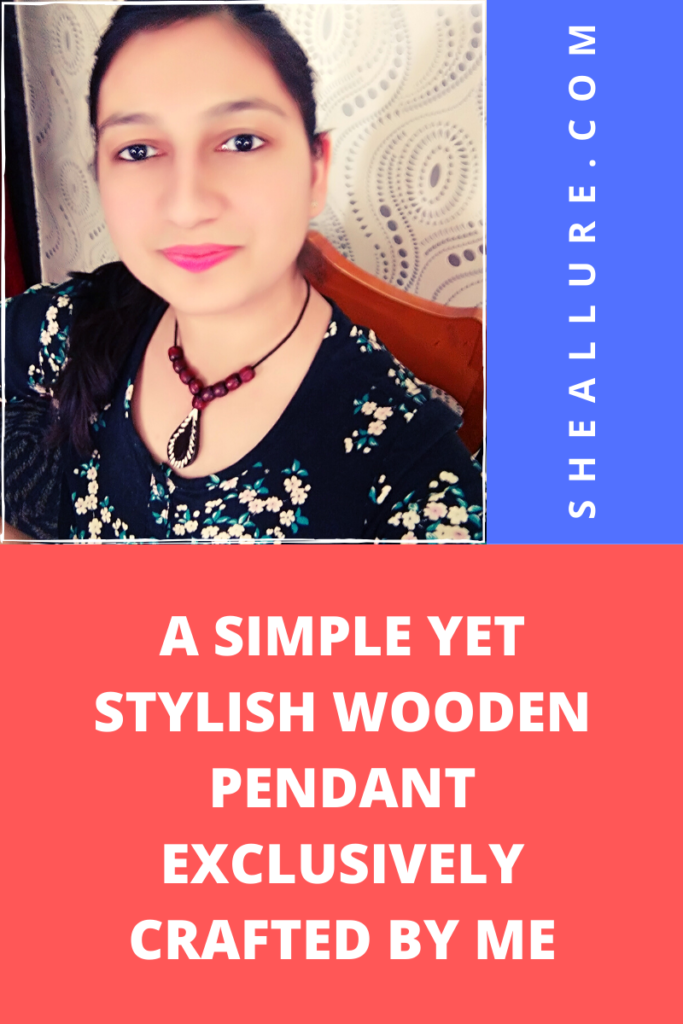 How to make wooden pendant at home