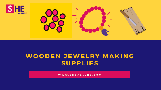 Wooden Jewelry Making Supplies