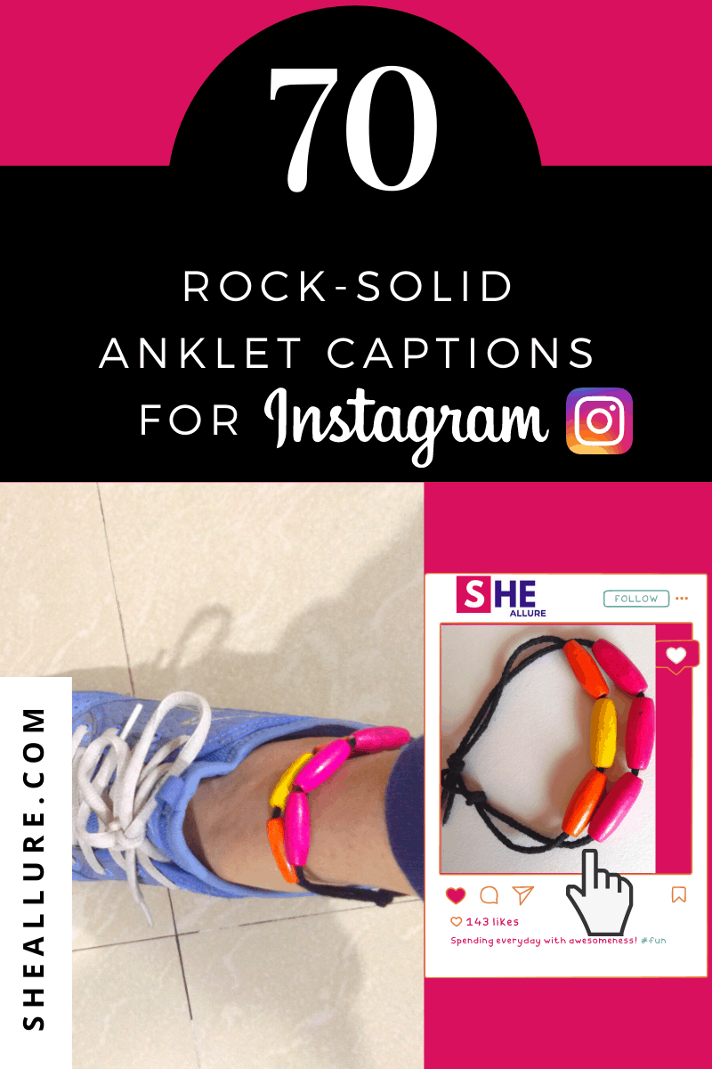 70 Anklet Captions for Instagram