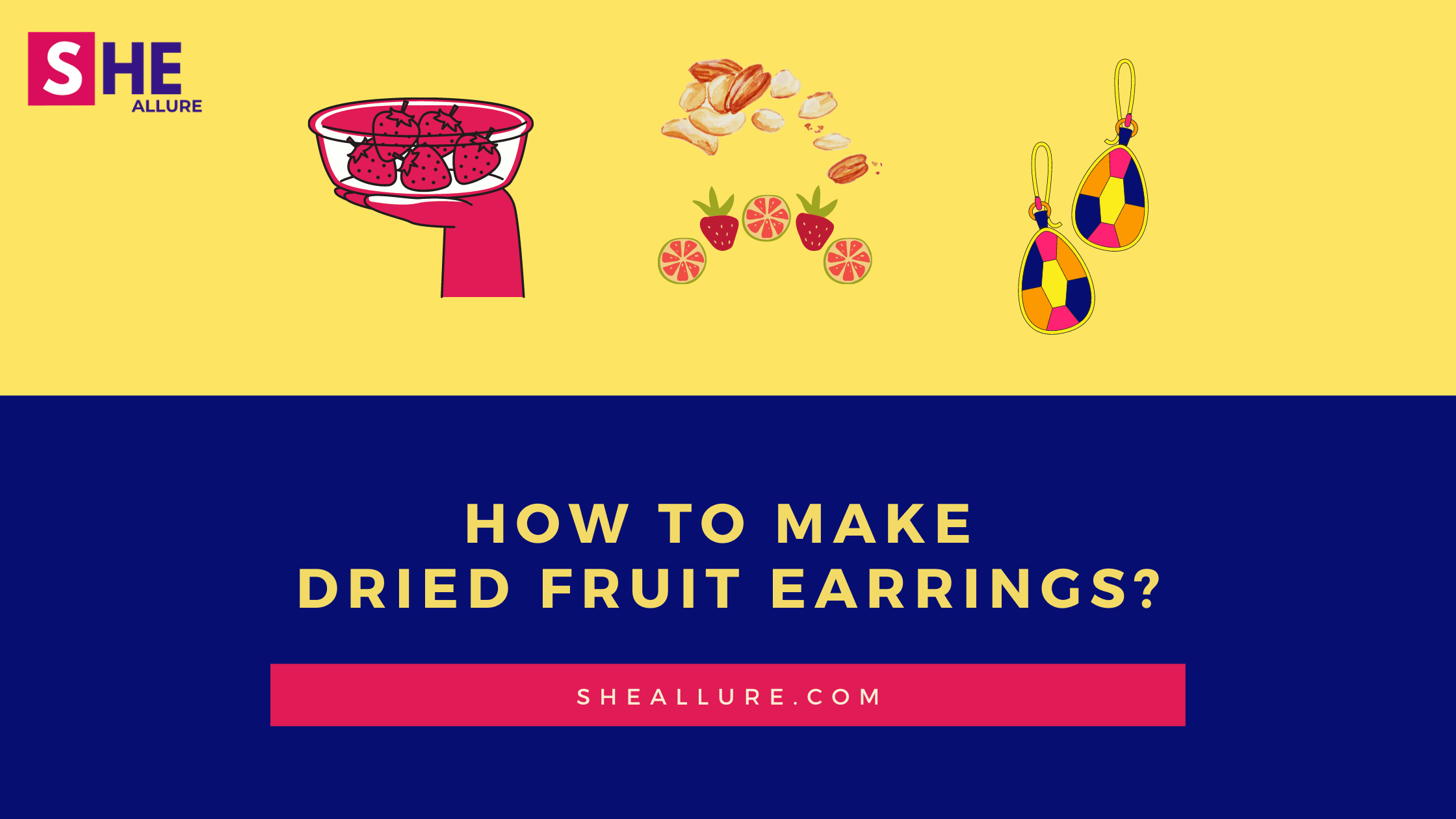 How to Make Dried Fruit Earrings without any Dehydrator