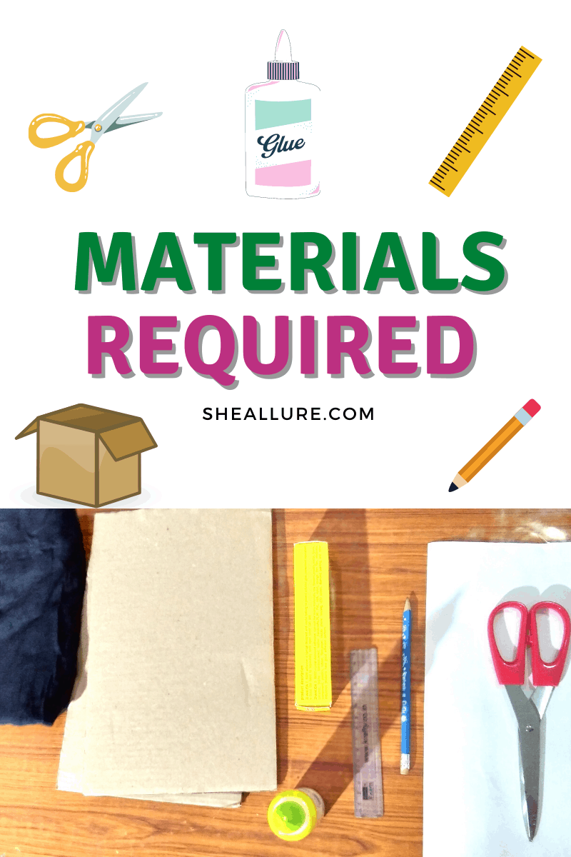 Materials required to make Necklace Display Board